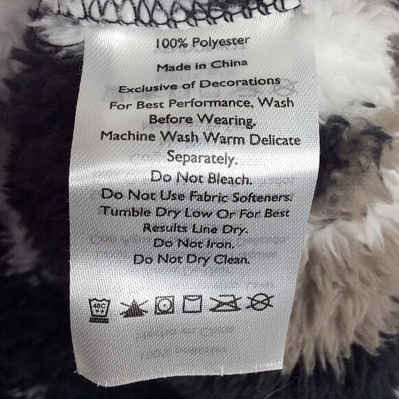 Eddie Bauer Womens Ultra Soft Sherpa Fleece 1/4 Zip Pullover Medium Black Camo - Picture 11 of 12